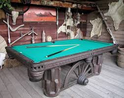 Cowboy Pool Table Western Furniture Southwestern Home Decor Pool Table