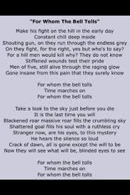 Metallica For Whom The Bell Tolls Off Of Ride The Lightning Metallica Song Metallica Lyrics Rock Songs
