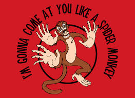 Gif Don T You Put That On Me Ricky Bobby Spider Monkey T Shirt Spider Monkey T Shirt 19 95 Spider Monkey Monkeys Funny Monkey T Shirt