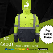 Safety Softshell Jacket Soft Shell Jacket Police Jacket Softshell