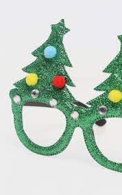 Christmas tree shop green glasses. Green Christmas Tree Glasses Accessories Prettylittlething Qa