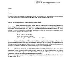 Surat jemputan ke majlis rasmi. Surat Rasmi Jemputan Majlis