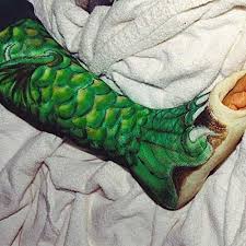 His Painter Thumbnails Leg Cast Cast Decoration Arm Cast