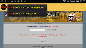 Isteri kepada ketua isi rumah (kir) 2. Spr Semakan Daftar Pemilih Malaysia 1 0 Android Apk Sini Indir Aptoide