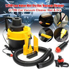 12v 75w Portable Wet Dry Mini Vac Vacuum High Power Cleaner Kit Inflator Turbo Handheld Dust Collector Aspirator For Car Shop Vacuum Cleaner Aliexpress