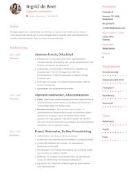 Cv Voorbeeld Logistiek Medewerker Solliciteer Net
