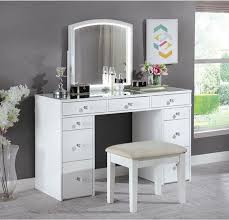 Foadk5240 In By Furniture Of America In Oxnard Ca Louise Vanity W Stool Bedroom Vanity Set White Vanity Set White Vanity