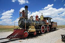 Union Pacific 119 At The Golden Spike Steam Engine Trains Vintage Train Old Steam Train
