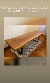 4.4 out of 5 stars 417. Crate And Barrel Yukon Coffee Table Furniture Home Living Furniture Tables Sets On Carousell
