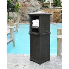 Tillett 24 Gallon Plastic Towel Valet In 2020 Pool Towel Storage Pool Towels Beach Towel Storage