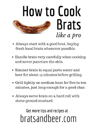 How long to soak brats in beer? Learn How To Cook Brats Perfectly Every Time With Simple Tips And Easy To Follow Instructions Http Www Bratsandbeer How To Cook Brats Tasty Dishes Recipes