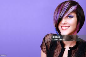 Vision In Violet Stock Photo