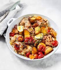 Greek Lemon Chicken And Potatoes Familystyle Food