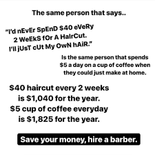 I get a haircut more often than that. Thegenuine Barber Posts Facebook