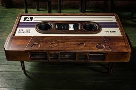 My Friend Made This Awesome Cassette Tape Coffee Table Cassette Tapes Diy Furniture Table Diy Furniture