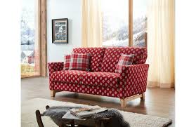 Von hellrot bis dunkelrot sind viele farbschattierungen erhältlich und natürlich. Schrono Lech Polstersofa In Rot Mit Muster Mobel Letz Ihr Online Shop
