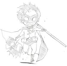 Robin Is So Cute In This Drawing D I Believe This Is Tim Drake Tim Drake Red Robin Nightwing Tim Drake