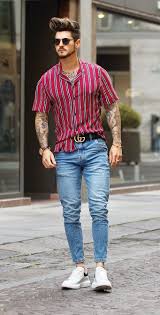 They all have high quality and reasonable price. 17 Vertical Striped Shirts You Should Definitely Own Right Now Men Fashion Casual Shirts Outfits With Striped Shirts Mens Casual Outfits