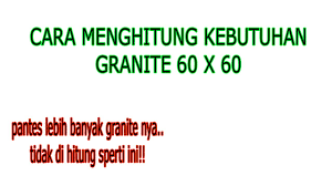 Kita bisa memilih ukuran keramik sesuai selera, biasanya adalah keramik ukuran 30 x 30 cm, keramik ukuran 40 x 40 cm atau keramik ukuran 60 x 60 cm. Ternyata Begini Cara Menghitung Kebutuhan Granite 60 X 60 Cm Youtube
