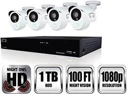 All products from night owl hd video security camera kit category are shipped worldwide with no additional fees. Amazon Com Night Owl Security 8 Channel 1080p Hd Video Security Dvr With 1 Tb Hdd And 4 X 1080p Wired Infrared Cameras Camera Photo