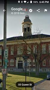 The Port Hope Municipal Hall Was The Outside Location For The Derry Public Library Filmed At 55 Queens Street In Port Ho Derry Filming Locations Municipal Hall