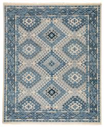 With shapes intertwining and connecting, you can be sure that your rug will be a showstopper. Village By Artemis Artemis By Hobbs Hand Knotted Geometric Blue Light Gray Area Rug 2 X3 By Jaipur Living Nis811815881 Howard S Budget Furniture Mattress