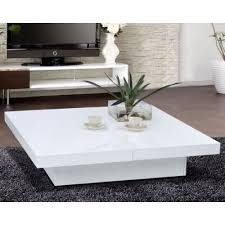 Rectangular solid wood coffee table is the perfect edition to your living room. Modern Coffee Table 80x80x40m White Konga Online Shopping