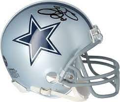 Dallas Cowboys Emmitt Smith Signed Mini Helmet Fanatics Footballhelmet Sportsmemorabilia Aut Football Helmets Football Helmets For Sale Nfl Dallas Cowboys