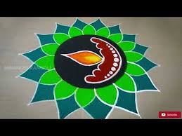 Ugadi Rangoli Designs Youtube In 2020 Rangoli Designs Kolam Designs Design