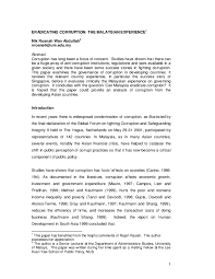 Perwaja steel resulted in losses of us$800 million use of public funds. Pdf Eradicating Corruption The Malaysian Experience Nik Rosnah Wan Abdullah Academia Edu