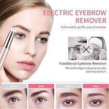 Electric Eyebrow Trimmer Mini Eyebrow Shaver Instant Painless Face Brows  Hair Remover Epilator Portable Razors Make Up Eye Brow Shaper: Buy Online  at Best Price in UAE