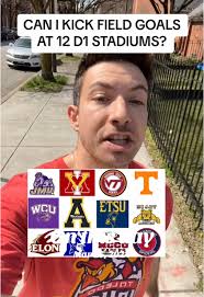 Kicking Field Goals at 12 D1 Football Stadiums