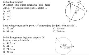 Soal Matematika Lingkaran Kelas 8 Otosection
