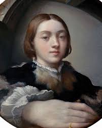 What is the function of Parmigianino's self-portrait in a convex mirror?