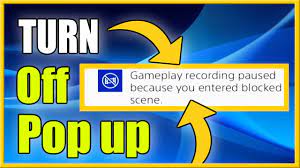 For example the square key on the. How To Turn Off Gameplay Recording Paused Notification On Ps4 Easy Method Youtube