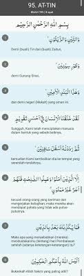 Surat ini dumadi saka 8 ayat lan éwoning surat makkiyah. Mad Jaiz Munfasil Pada Q S At Tin Beserta Potongan Ayatnya Brainly Co Id