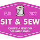 Sit and Sew at Church Fenton Village Hall event in Tadcaster