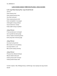 Si amat mengaji tamat mengaji qur'an di waktu. Lirik Lagu Rasa Sayang Sanx Xox