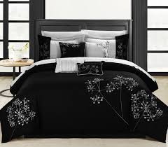 Save on pink bedding at jcpenney®. Pink Floral Black White Comforter Bed In A Bag Set 12 Piece Closeoutlinen