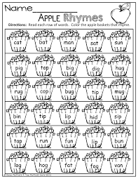 The Moffatt Girls Fall Math And Literacy Packet 1st Grade Rhyming Words Rhyming Activities Kindergarten Learning