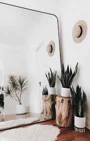 Pinterest Kyliieee Modern White And Chic Room Decor Bedroom Ideas With A Big Mirror For Dorm Room Home Decor Inspiration Decor Plant Decor