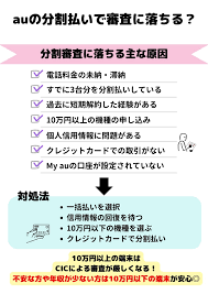 Au 審査 落ち