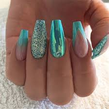 Here we have acrylic coffin nails with a french ombre design. 30 Trendy Acrylic Nails For 2019 Entertainmentmesh