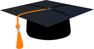 Graduation Hat With Orange Tassle Clip Art At Clker Com Vector Clip Art Online Royalty Free Public Domain