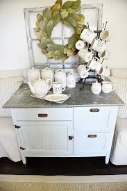 dry sink makeover diy coffee bar