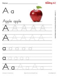 Print Letter Formation Practice Sheets Reading A Z
