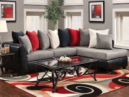 1001 Conseils Et Idees Quelle Couleur Va Avec Le Rouge Idees Salle A Manger Salon Rouge Living Room Grey Black Red Living Room Et Living Room Red