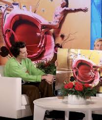 New Harry At The Ellen Show The Ellen Show Harry Edward Styles School Quotes Funny