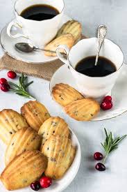 Orange Cranberry Madeleines Madeleine Recipe Homemade Recipes Food