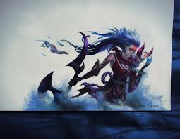 Dragonslayer diana vs blood moon diana epic skins comparison league of legends this video the new blood moon diana skin is amazing, but is she rivaling ap aatrox, the one shot god? Diana Blood Moon Drawing By Johanescobar On Deviantart